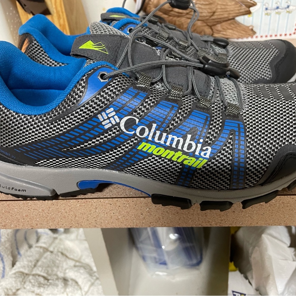 Columbia Blue and Gray Sneakers